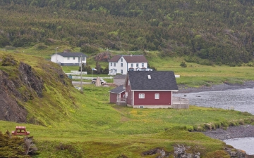 A remote fishing village on Canada’s Newfoundland Island.