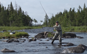 Fly fishing in Salmon River a trip of a lifetime