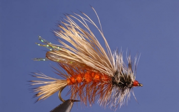 Dry Fly: Orange Seducer
