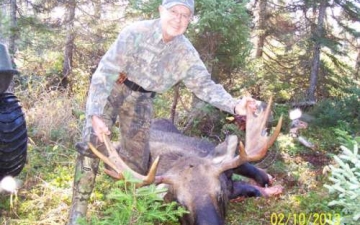 Happy Moose Hunter